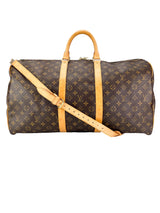 Louis Vuitton Vintage Monogram Bandouliere Keepall 55