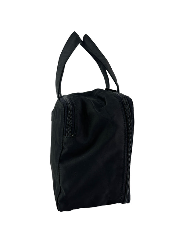 Prada Black Nylon Vanity Bag