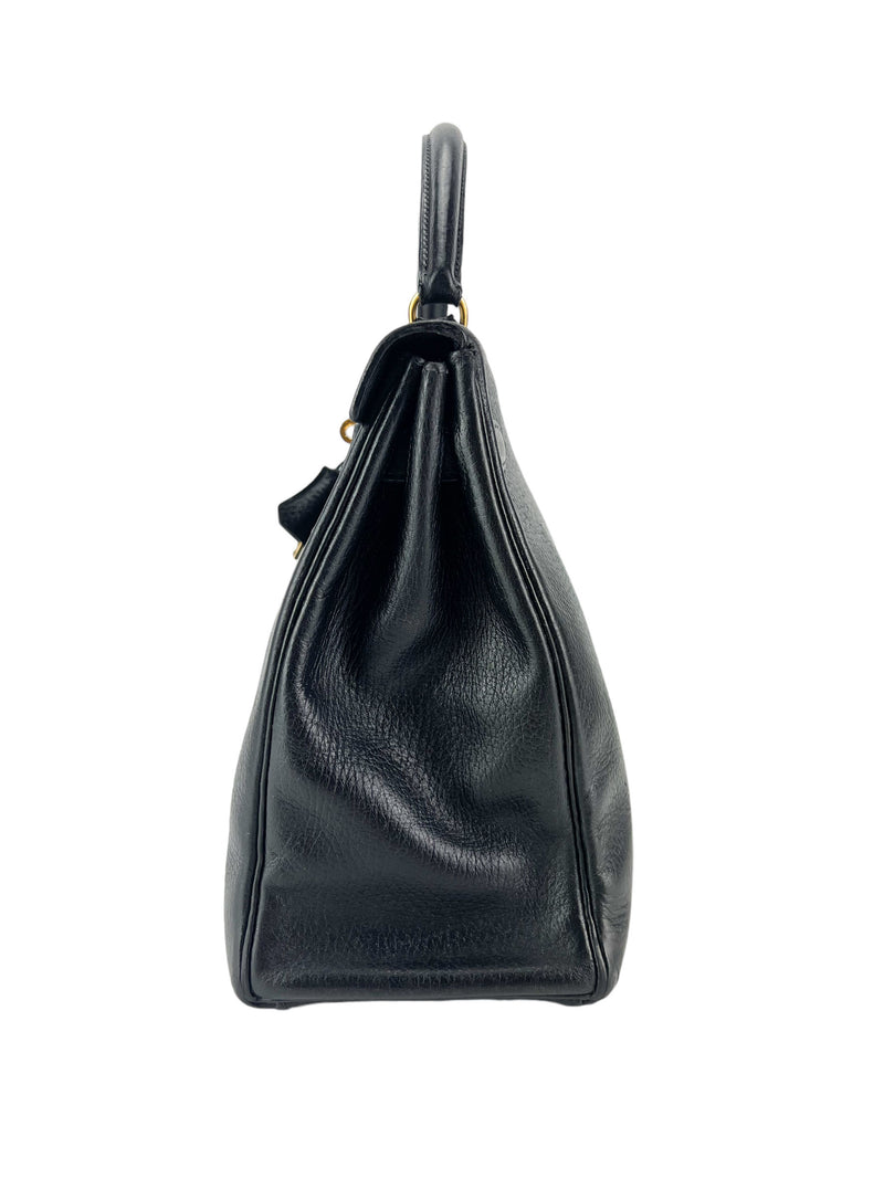 Hermes Noir Ardennes Kelly 32 (FULL SET)