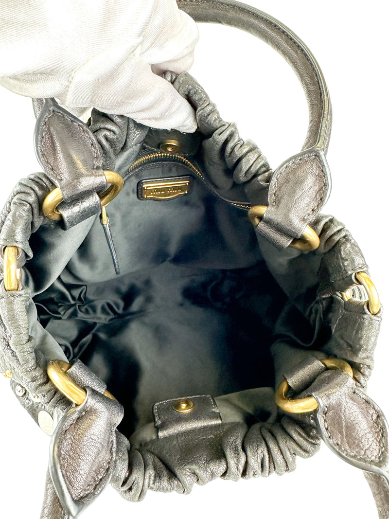 Miu Miu Leather Studs Bag