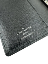 Louis Vuitton Black Taiga Leather Agenda PM