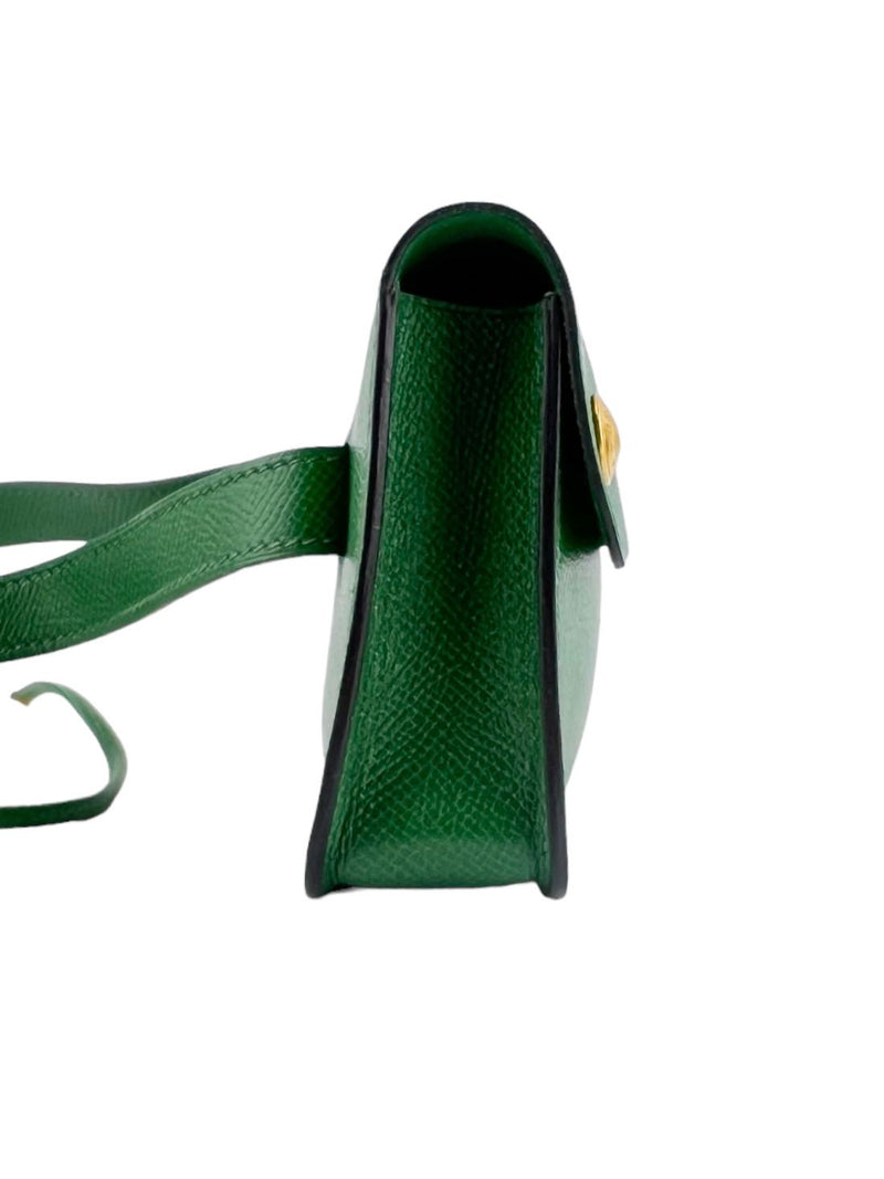 Hermes Green Pochette Belt Bag (FULL SET)