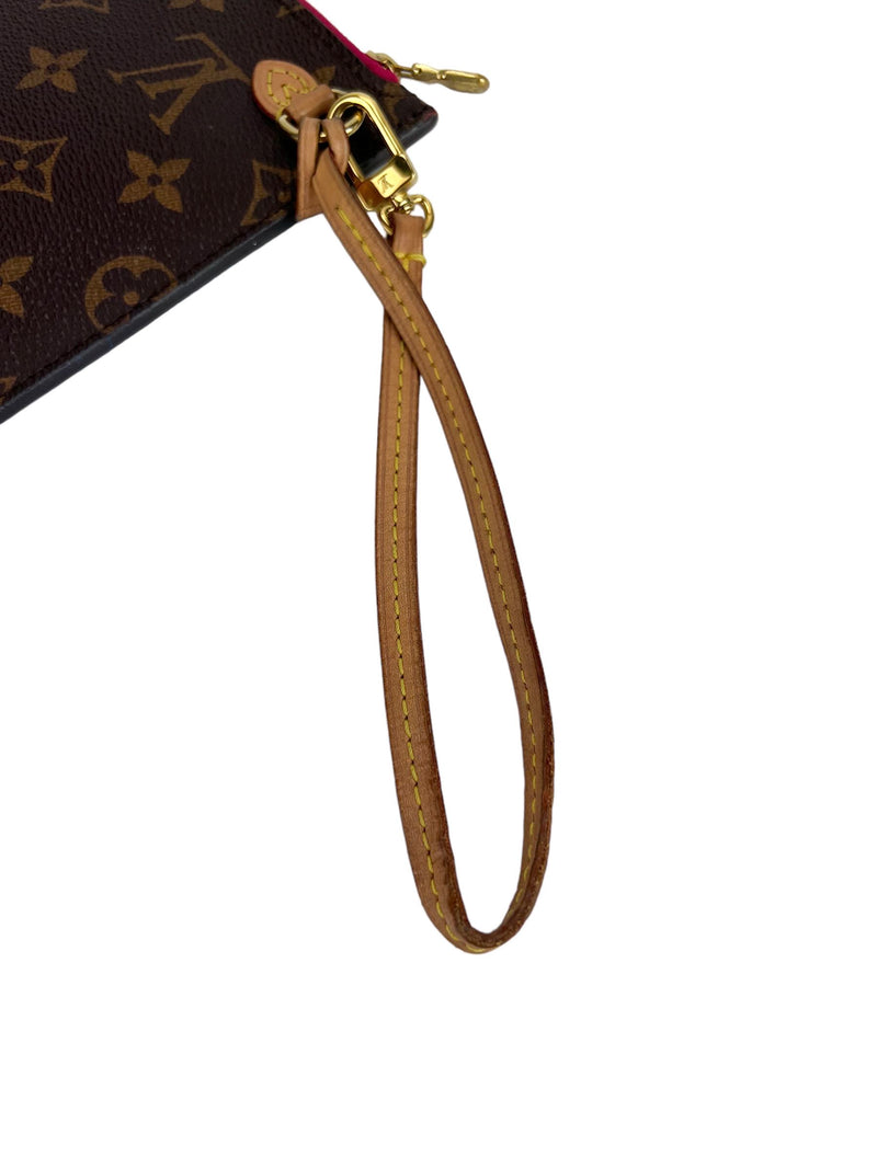 Louis Vuitton Neverfull Pochette Monogram Canvas Large Brown 2296123