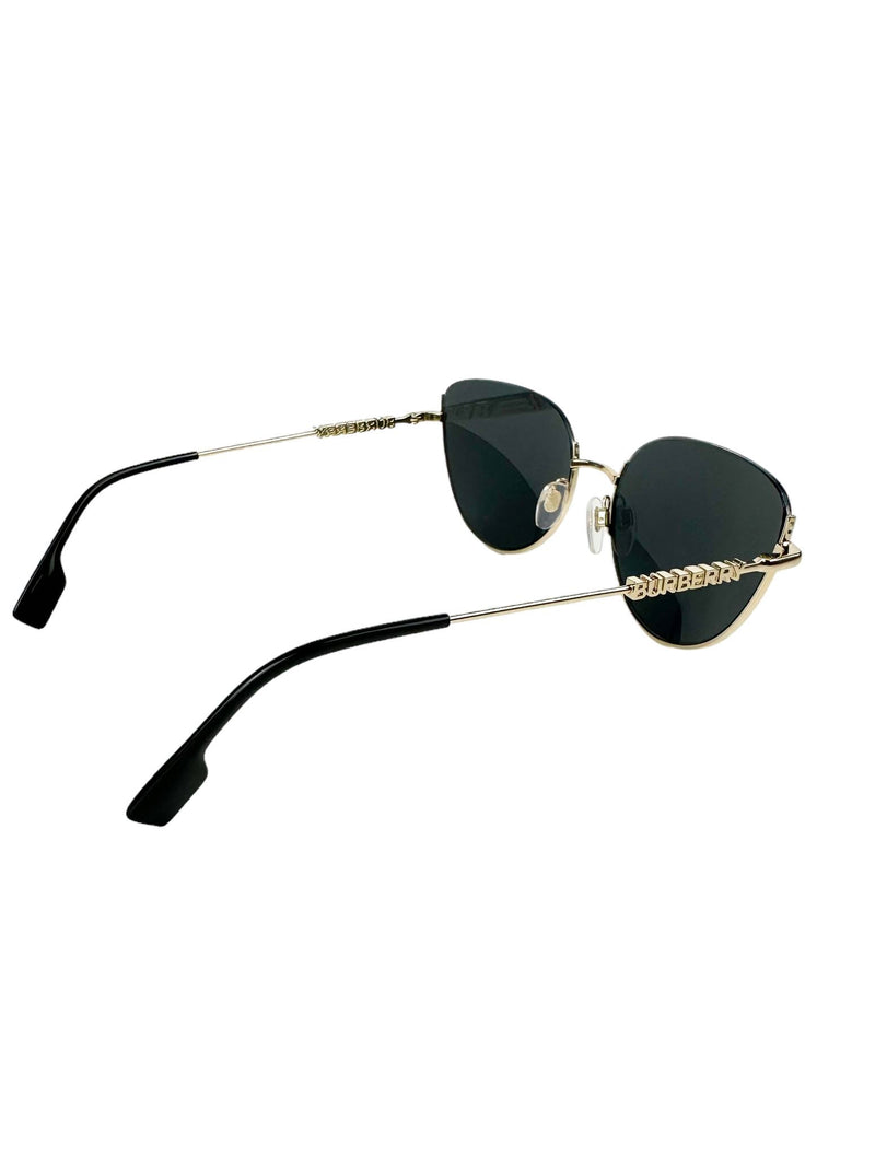 Burberry Light Gold Cat Eye Sunglasses