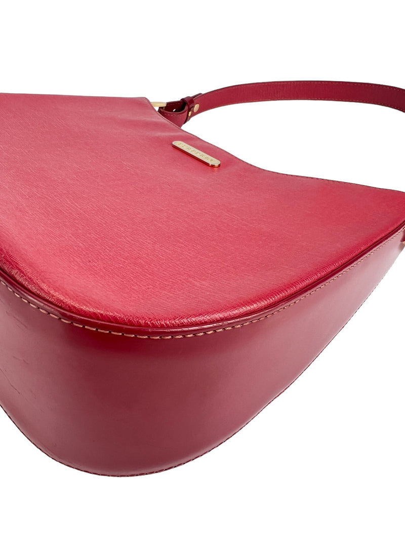 Burberry Vintage Red Shoulder Bag