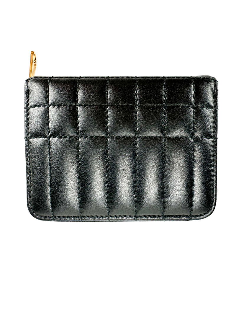 Burberry Black Quilted Lambskin Lola Wallet
