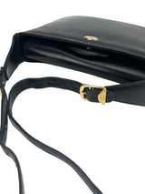 Gucci Vintage Black Calfskin Shoulder Bag