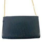 Christian Dior Black Trotter Canvas Chain Shoulder Bag