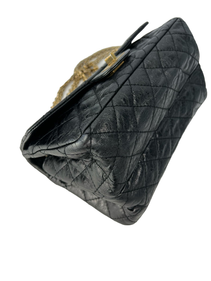 Chanel Medium Black 2.55 Reissue Accordion Flap